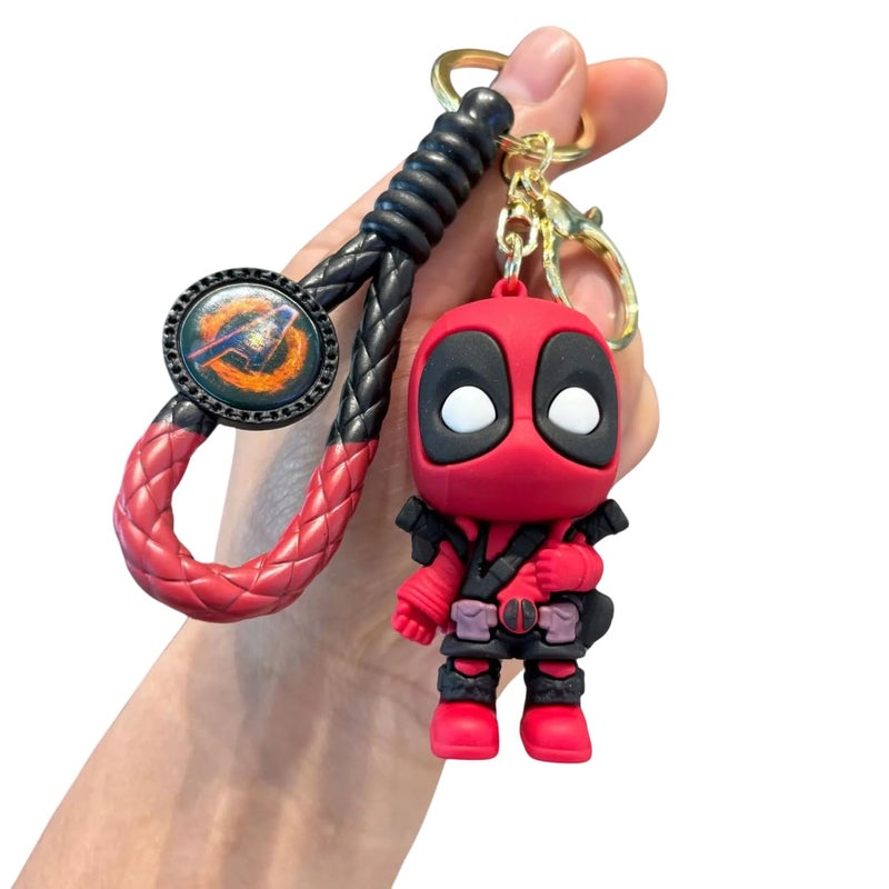 FowWelt Cartoon Characters Keychain for Girls Boys, Cute Silicon Keychains Accessories Keyring Key Purse Backpack Car Charms for Kids Gifts - Image 3