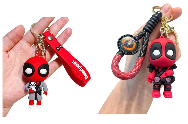 FowWelt Cartoon Characters Keychain for Girls Boys, Cute Silicon Keychains Accessories Keyring Key Purse Backpack Car Charms for Kids Gifts - Image 1