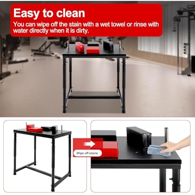 rayihni Professional Arm Wrestling Table, 2200Lbs Standard Competition Training Arm Wrestling Table With Wrist Strap Strength Training Equipment For Gyms Sports Arenas Homes Club Office - Image 3