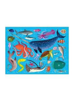 Mudpuppy Mudpuppy Ocean Life Puzzle to Go, 36 Pieces, 12 x 9” - Great for Kids Age 3+ - Packaged in Travel-Friendly Drawstring Fabric Pouch - Perfect for Airplanes, Cars, Trains, 073536334X, Multicolor  - Image 2
