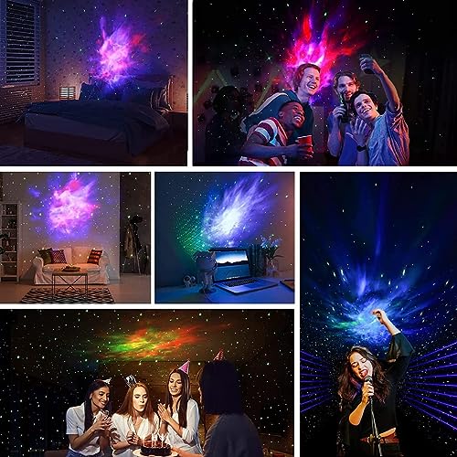 Rylan Night Lamp, Astronaut Galaxy Projector Night Light, with Remote Control Timer 360° Adjustable Kids Astronaut Led Lamp for Baby Adults Bedroom, Gaming Room, Home Party - Image 5