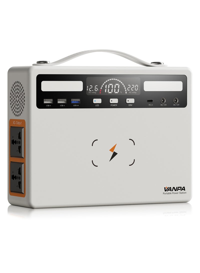 فانپا 600W محطة طاقة محمولة 480Wh بطارية ليثيوم موجة جيبية نقية AC 220V إخراج احتياطي Powerbank مولد الطاقة الشمسية للتخييم - Image 1