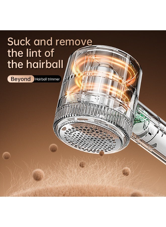 ECLux 2026 transparent fabric lint shaver, rechargeable lint shaver, electric portable sweater shaver, 6 blades, removes lint from clothes, furniture, sweaters, sofas, and blankets. - Image 4