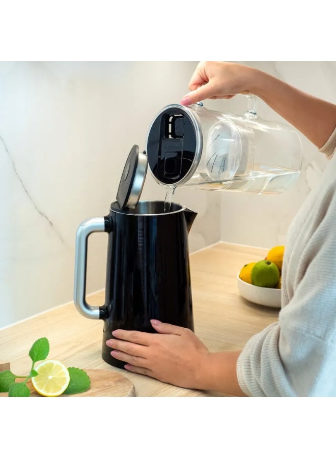 إبريق فلترة مياه ويسبر D2 بوروسيليكات AquaMax سعة 3 لتر – أسود - Image 5