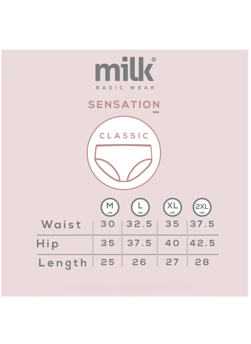 Milk - Pack of 6 Classic Sensation Underwear for Women - Image 1