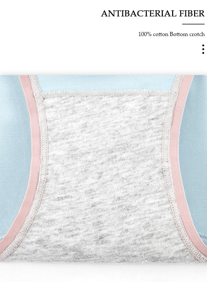 DUNISO 4PC Women's Briefs Ladies Girl's Mid-waist Modal Underwear High Stretch Panties Soft Underpants Underwear Full Coverage Panties Multicolor - Image 3