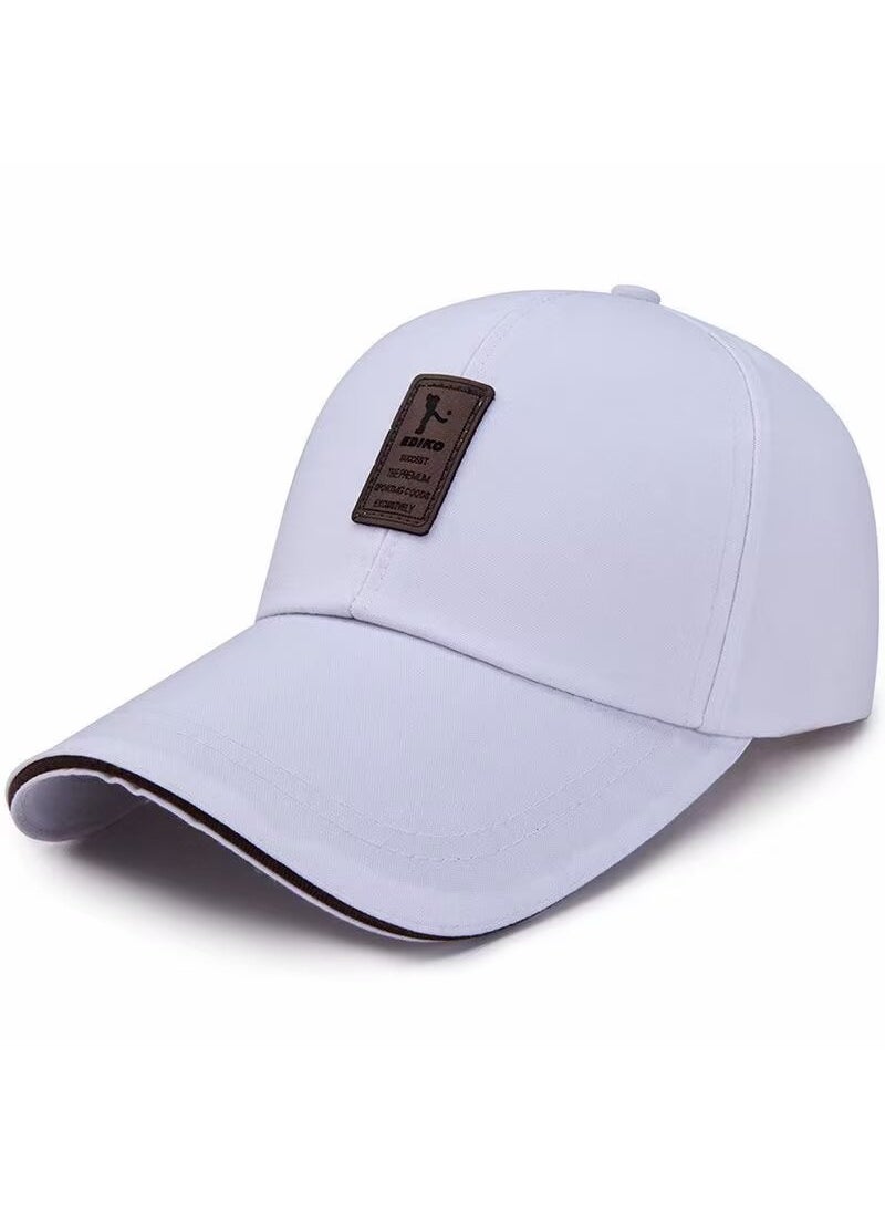 Generic Unisex Baseball Cap Casual Long Brim Duck Tongue Hat Red  - Image 2