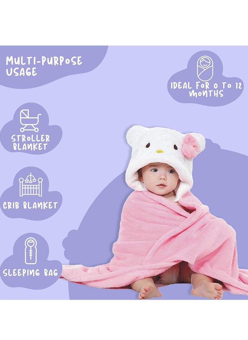 My NewBorn - Baby Towel Bathrobe Hooded Blanket Wrapper Hooded Bath Towel Hooded Sleeping Bag Baby Carrier Baby Product Baby Towel For Kids - Image 1