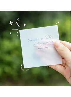 Hobi Market Art Transparent Post-It Sticky Note Paper 76X76 Mm. 50 Sheets  - Image 4