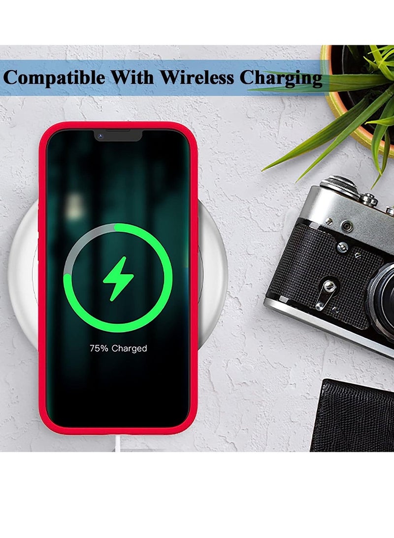 Silicone Case for iPhone 14 Pro, Compatible with iPhone 14 Pro Liquid Silicone Gel Rubber Slim Shockproof Protective Phone Case with Soft Anti-Scratch Microfiber Lining - Image 5