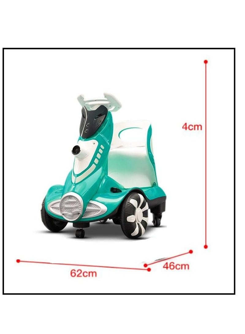 Ntech سيارة أطفال كهربائية رباعية العجلات NTECH | وظيفة الفقاعات | دوران 360 درجة | أضواء LED باردة | حزام الأمان | آمنة ومريحة | TM010 - Image 2