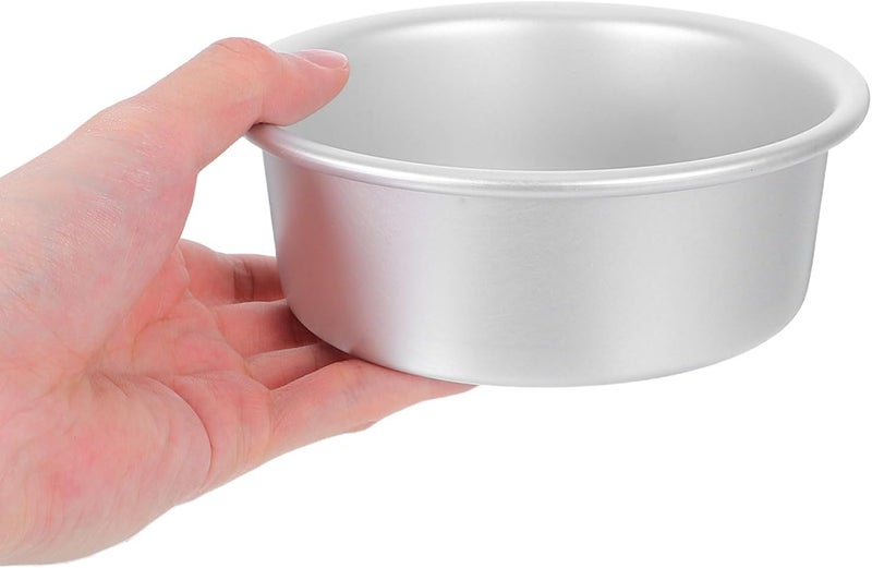2pcs 5-inch Aluminum Loose Bottom round Cake Pans Nonstick Chiffon and Cheesecake Baking Mold for Birthday and Wedding Baking - Image 4