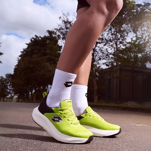 Lotto Men Energex Green Running Shoes - Image 2