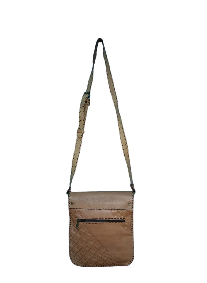 Sheer Fashionable Leather Crossbody Bag  - Image 3