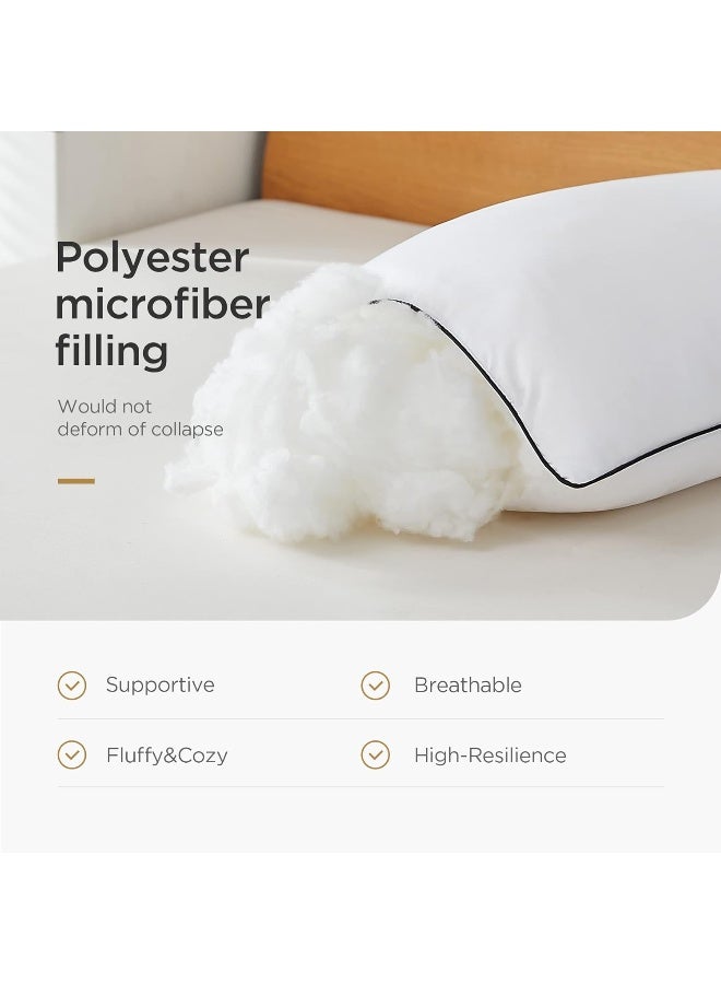 Acanva Cooling Bed Pillows - King Size (Pack of 2) - Image 5