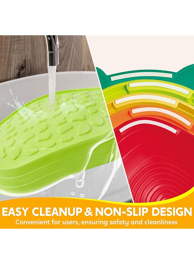 جوين قطع من أحجار التوازن على شكل سلحفاة للأطفال، مسار سلحفاة، أحجار القفز، لعبة تنسيق مسار العقبات للأطفال الصغار، ألعاب داخلية أو خارجية للأطفال من سن 3 سنوات فما فوق - Image 5