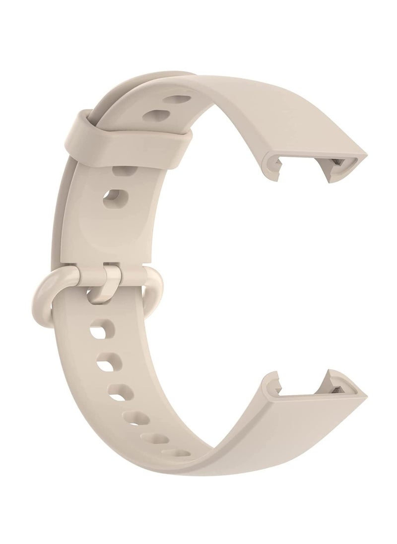 Generic Straps Compatible with Redmi Watch 2 Lite Watch Xiaomi Mi Watch 2 Lite Soft Silicone Band for Men, Women,Beige  - Image 2