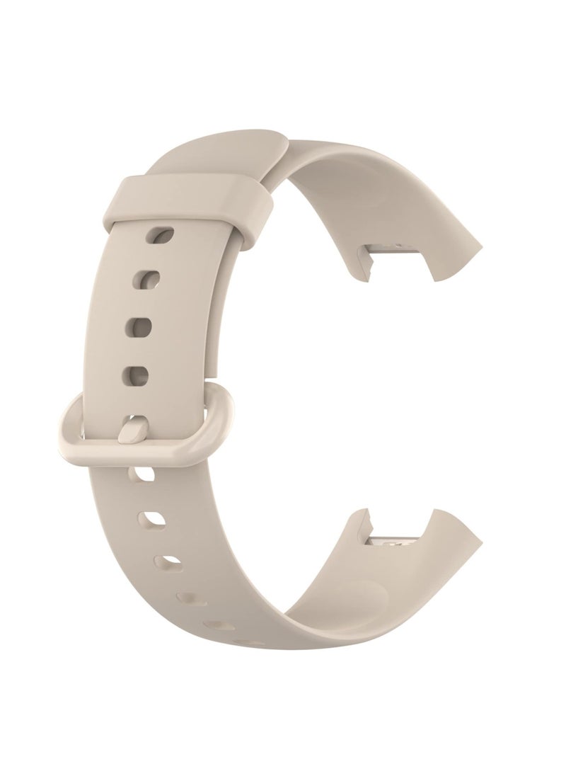 Generic Straps Compatible with Redmi Watch 2 Lite Watch Xiaomi Mi Watch 2 Lite Soft Silicone Band for Men, Women,Beige  - Image 3