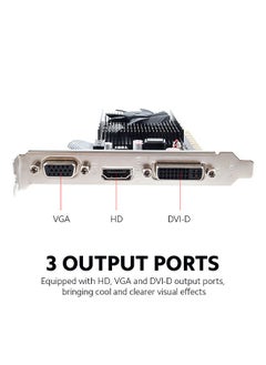 Generic G210 1G Graphic Card 1G/64bit/DDR3 Memory 500MHz Memory Clock Frequency DVI-D+HD+VGA Output Ports  - Image 4