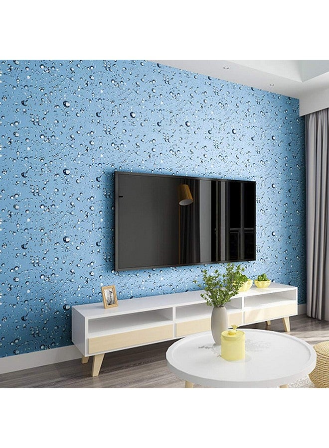 Wolpin Wall Stickers Wallpaper Decal (45 x 300 cm) DIY PVC Self-Adhesive Bubbles, Kids Room, Lamination Paper, Office, Home Decorative, Water Blue Decorative Wallpaper - Image 4