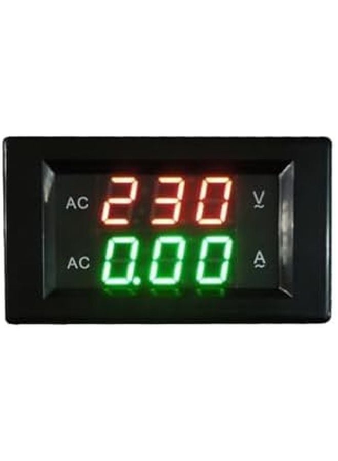 عداد لوحة الفولتية المتناوبة 100 أمبير بغطاء أسود، طور منقسم، 0-500 فولت - Image 2