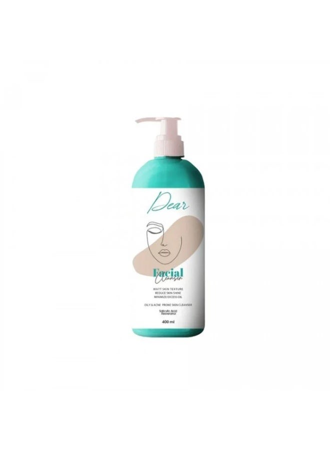 DEAR Facial Cleanser For Oily & Acne Prone Skin 400ML