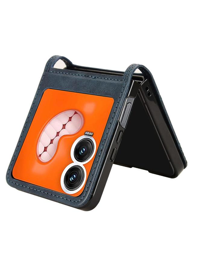 اس-توب جراب هاتف Infinix Zero Flip Retro Texture Leather - Image 5