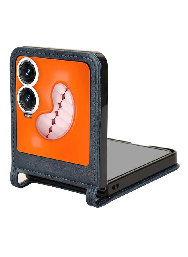 اس-توب جراب هاتف Infinix Zero Flip Retro Texture Leather - Image 4