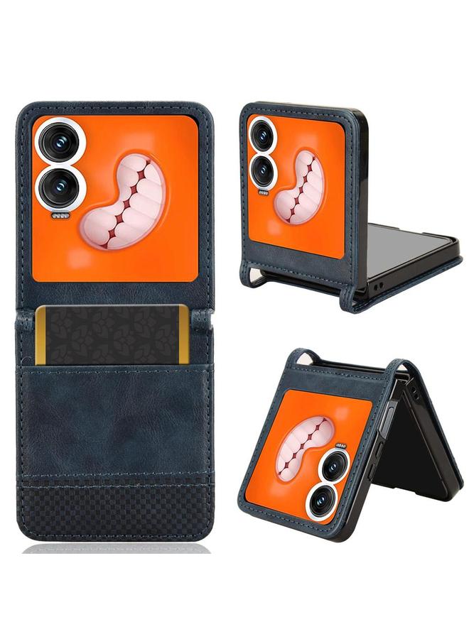 اس-توب جراب هاتف Infinix Zero Flip Retro Texture Leather - Image 1