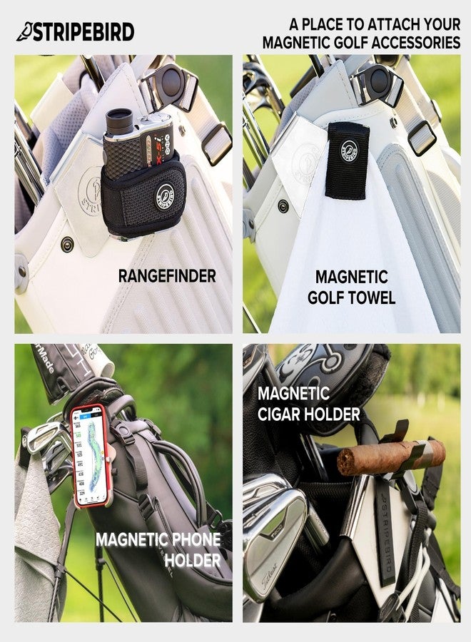 Stripebird - Golf Steel Hub for Magnetic Accessories (White) - Golf Bag Attachment for Magnetic Products - Easily Access Magnetic Golf Accessories from Your Golf Bag - Image 3