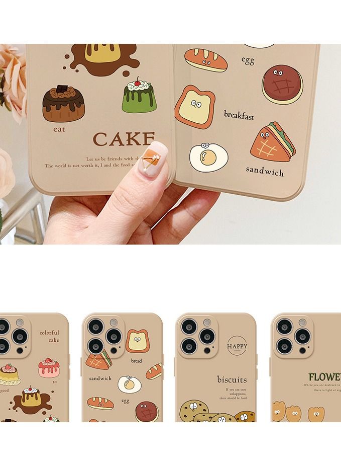 Loquat Painted Soft Shell Apple Phone Case - Image 2