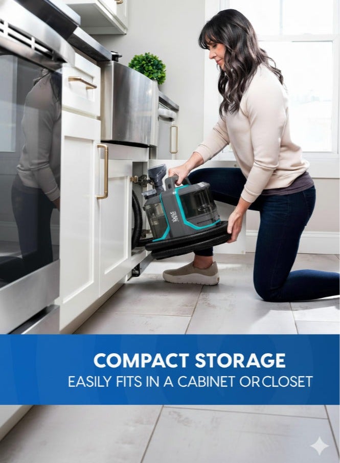 Winning Star Portable Carpet & Upholstery Spot Cleaner Machine, 11Kpa Power Suction with Versatile Tools,  2 in 1 Upholstery Cleaner Steam Cleaner for Pets, Car - Image 3