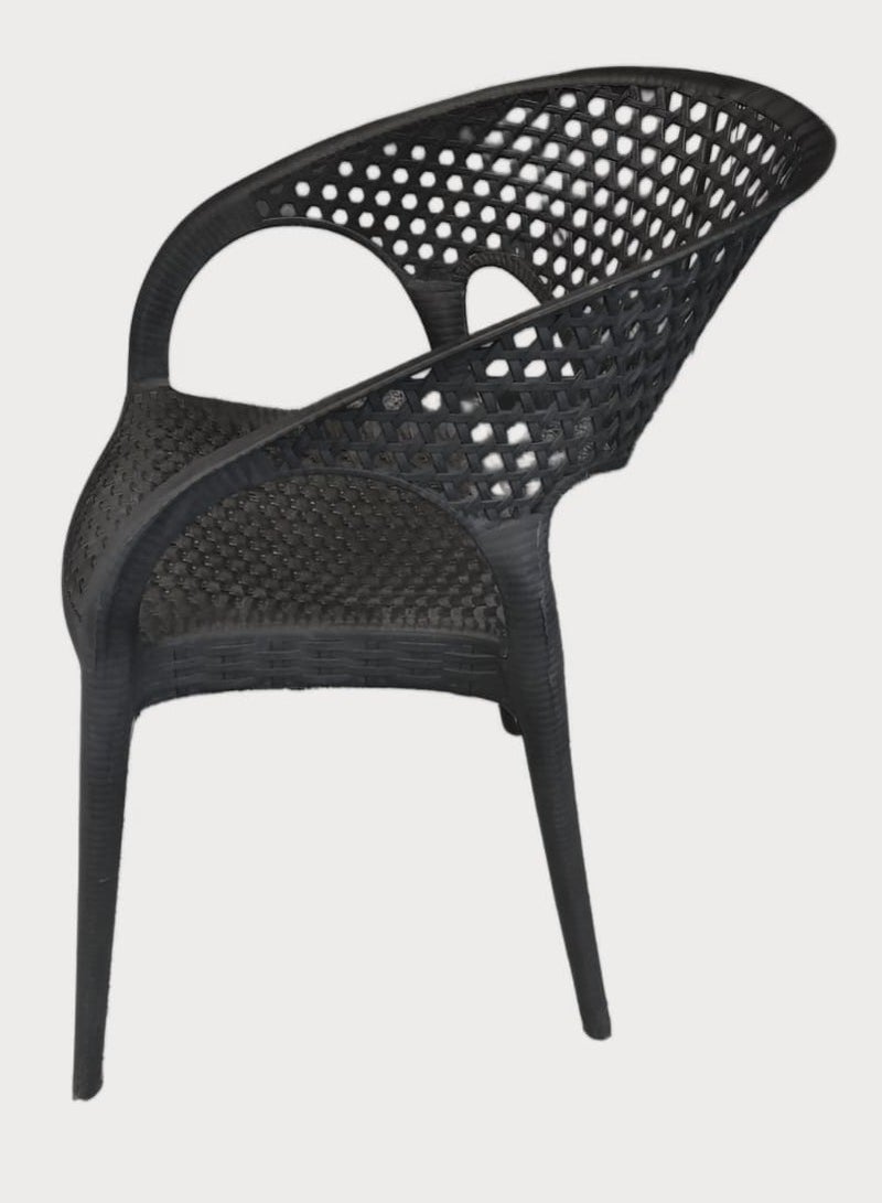 الهلال والنجمة الفضية  كرسي أركان اسود الهلال والنجمة الفضية 6221999293708 - Image 1