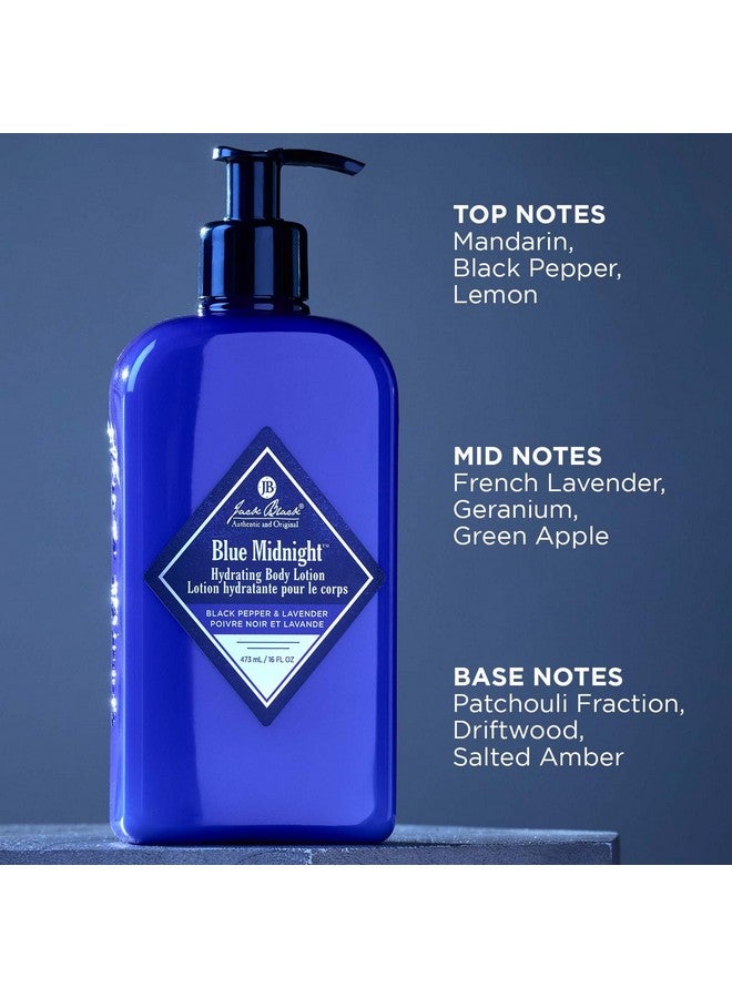 Jack Black Blue Midnight Hydrating Body Lotion, 16oz - Image 4