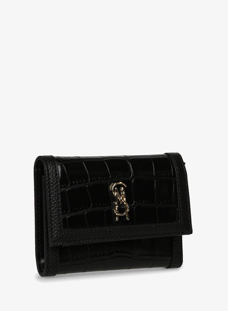 STEVE MADDEN Croco Pebble PU Trifold Wallet - Image 3