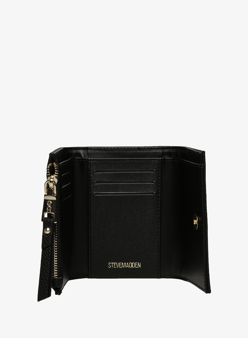 STEVE MADDEN Croco Pebble PU Trifold Wallet - Image 5