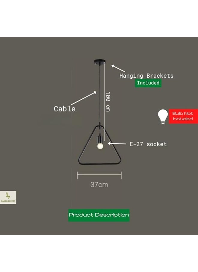 SUN SHINE Pendant Light Nordic Style Celing Lamp Triangle  - Image 2
