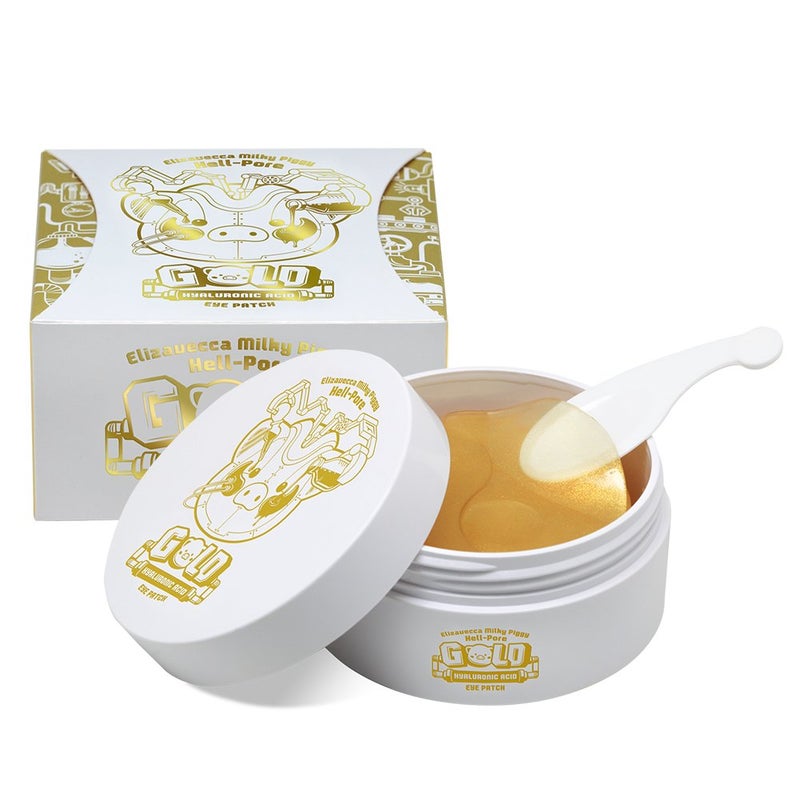 Elizavecca Milky Piggy Hell-pore Gold Hyaluronic acid eye patch - Image 2