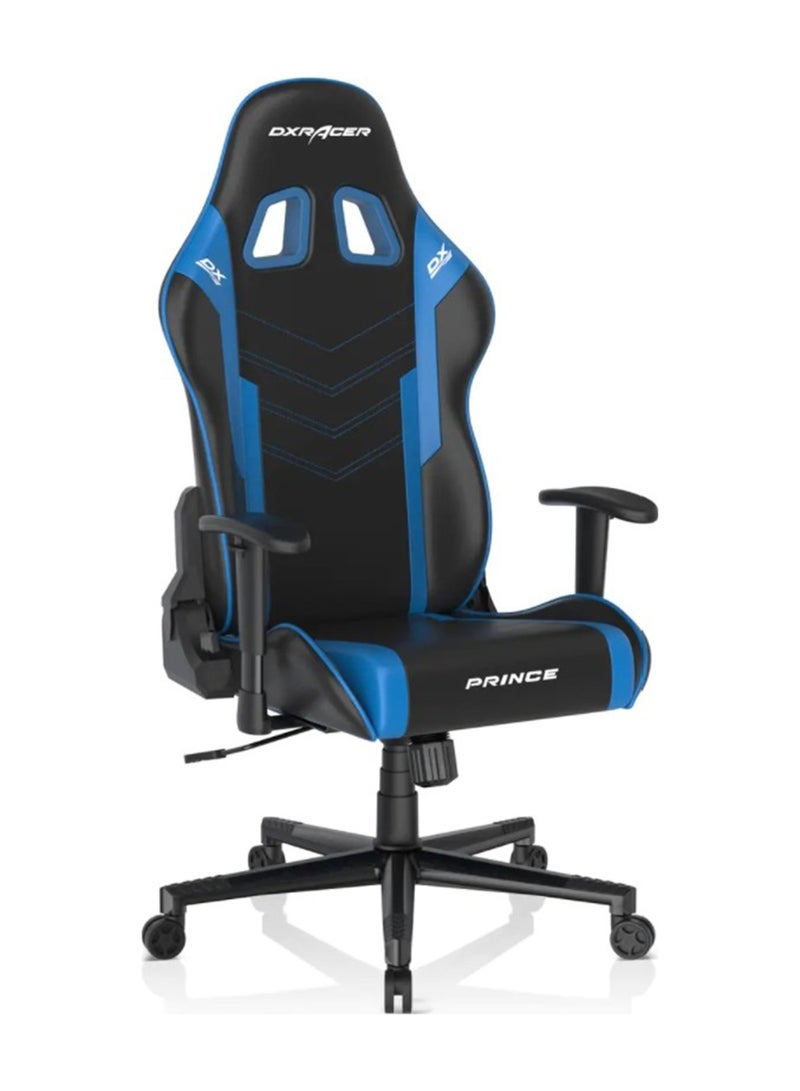 DXRacer DXRacer Prince Series P132 Gaming Chair, 1D Armrests with Soft Surface, Black / Blue | GC-P132-NB-F2-158  - Image 3