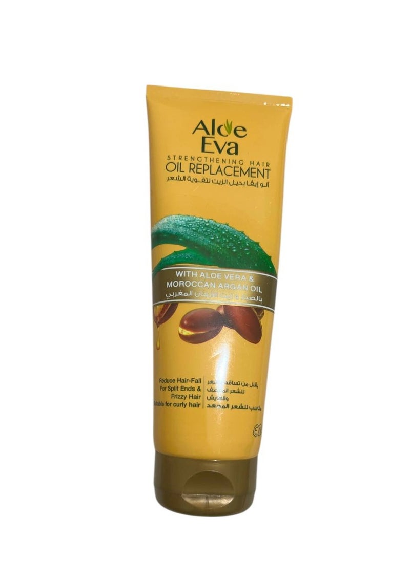 Eva - Aloe Eva Strengthening Hair Oil Replacement With Aloe Vera and Argan Oil 250ML - Image 1