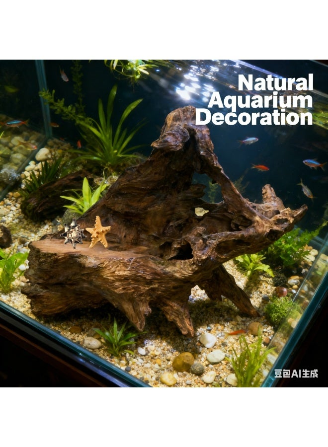 Natural Driftwood Root Sculpture 60 cm Handmade Wood Carving Décor for Tea Table, Aquarium Decoration, Indoor & Outdoor Display, Home & Office Decoration UAE - Image 5
