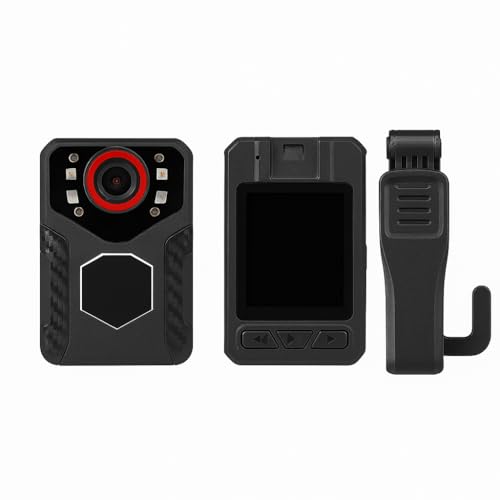 FREDI HD PLUS 1080P Body Worn Camera for Security Guard Police & Office Use | Wearable Camera with Audio | No WiFi Needed | Clip-On Portable Recorder | 256GB Support | Loop Recording Device - Image 1
