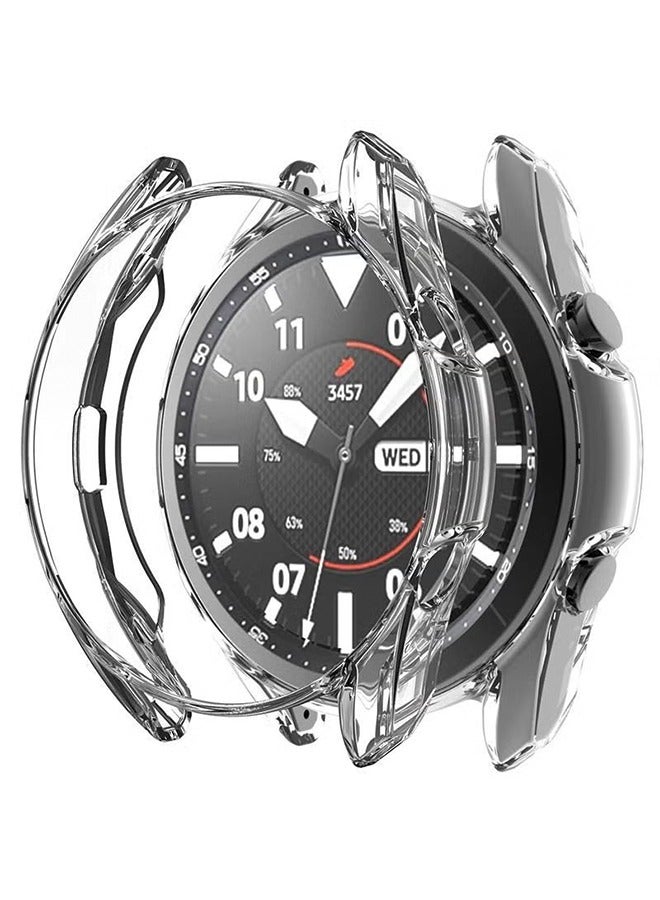 CHENYA Samsung Galaxy Watch 3/41mm TPU watch case Slim Plated Case Scratch Resistent Shock-Proof Cover All-Around Protective Bumper Shell For Galaxy Watch 3(Clear) - Image 1