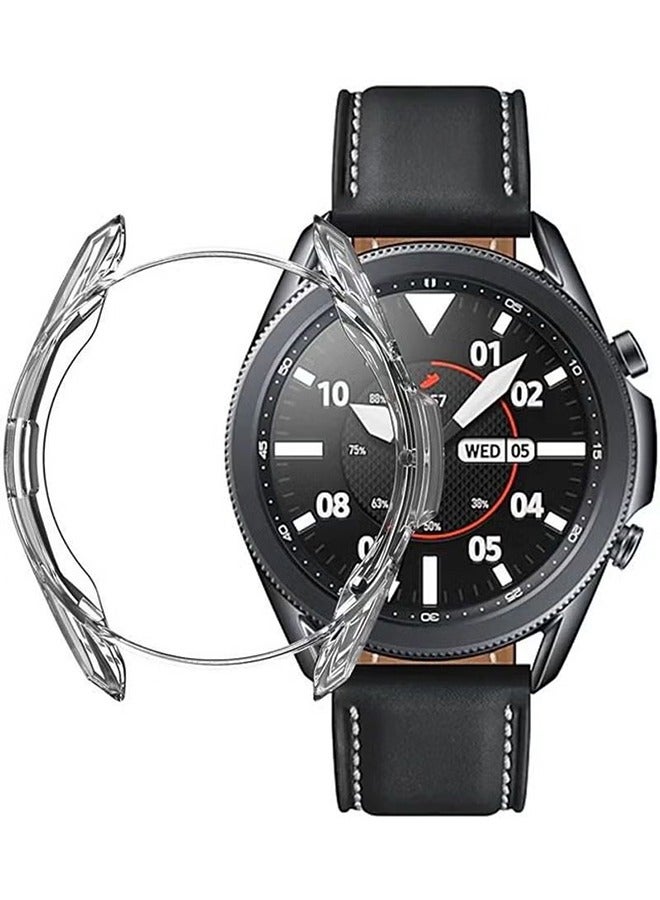 CHENYA Samsung Galaxy Watch 3/41mm TPU watch case Slim Plated Case Scratch Resistent Shock-Proof Cover All-Around Protective Bumper Shell For Galaxy Watch 3(Clear) - Image 3