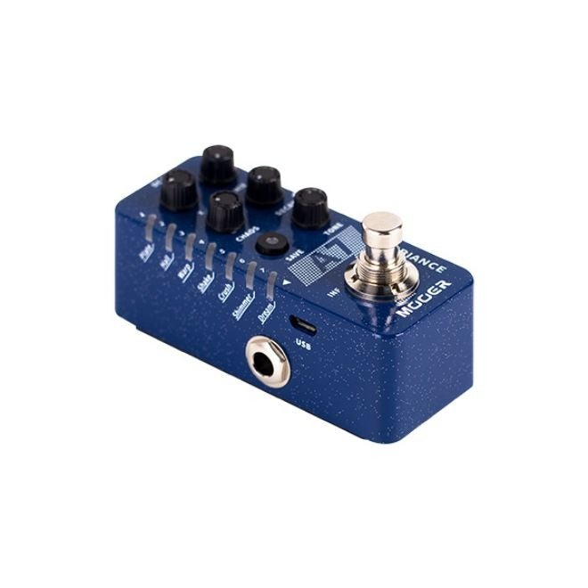 MOOER A7 Ambiance Ambient Reverb Guitar Effect Pedal, 7 Reverb Modes, Infinite Trail Function, Trail-On, Save Presets, USB Firmware  Upgrade - Image 3