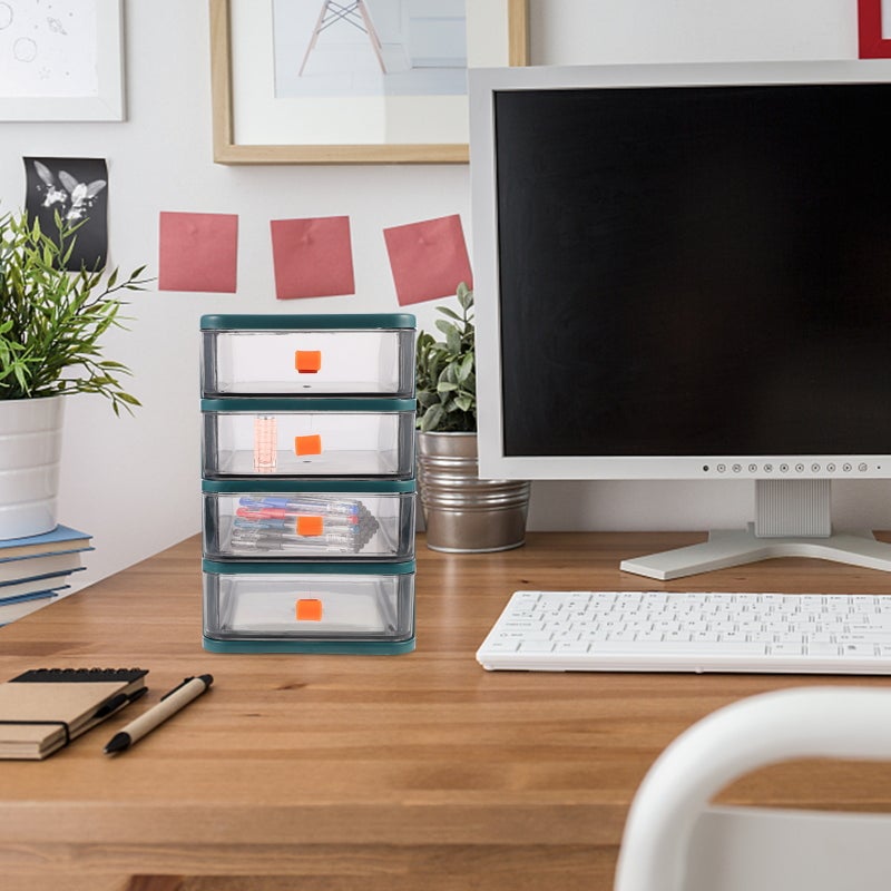 1 Pc Desktop Storage Box Stationary Organizer Desktop Organizer for Office - Image 1