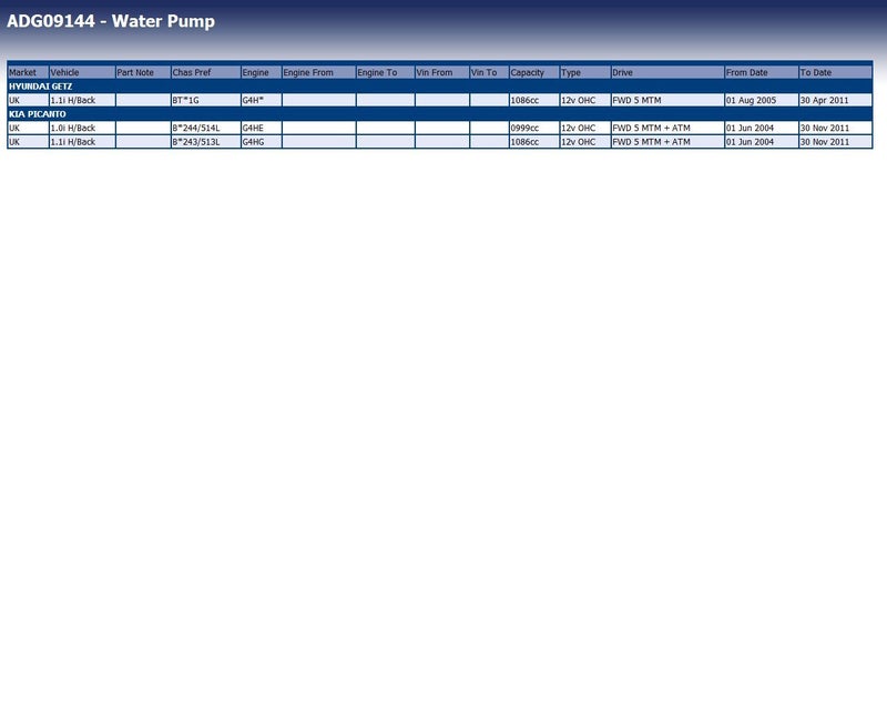Blue Print ADG09144 water pump with gasket - Pack of 1 - Image 3