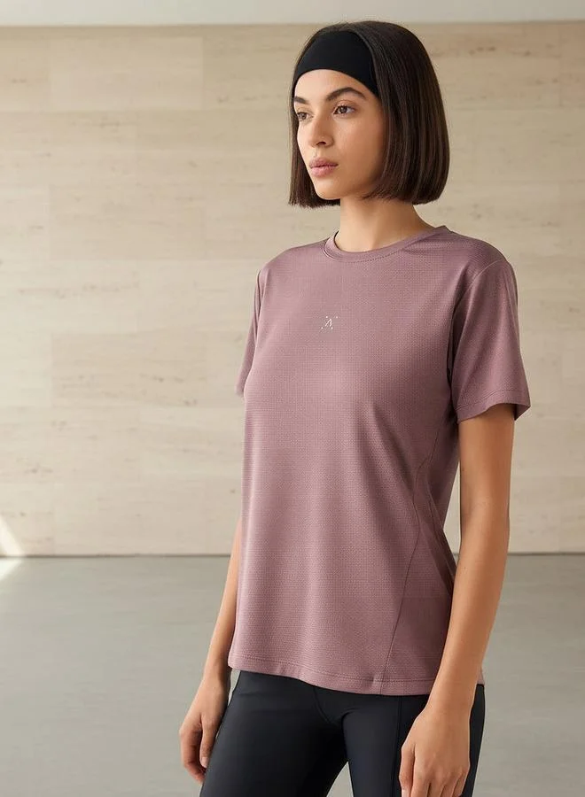 Splash Active Crew Neck Short Sleeves T-shirt with Print