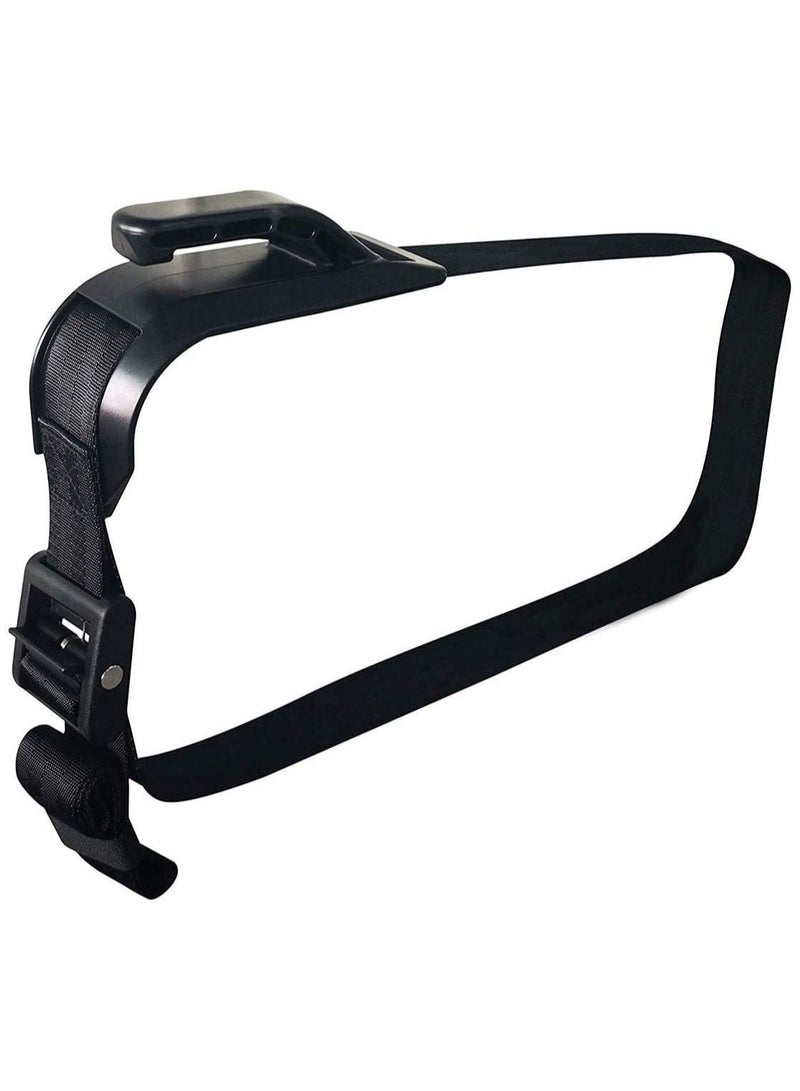 إيروريكس أداة ضبط حزام مقعد السيارة أثناء الحمل ، أداة ضبط حزام السيارة للأم ، حزام معدني قوي للحوامل في السيارة للأمهات الحوامل ، الراحة والأمان لحماية الطفل غير المولود (أسود) - Image 3