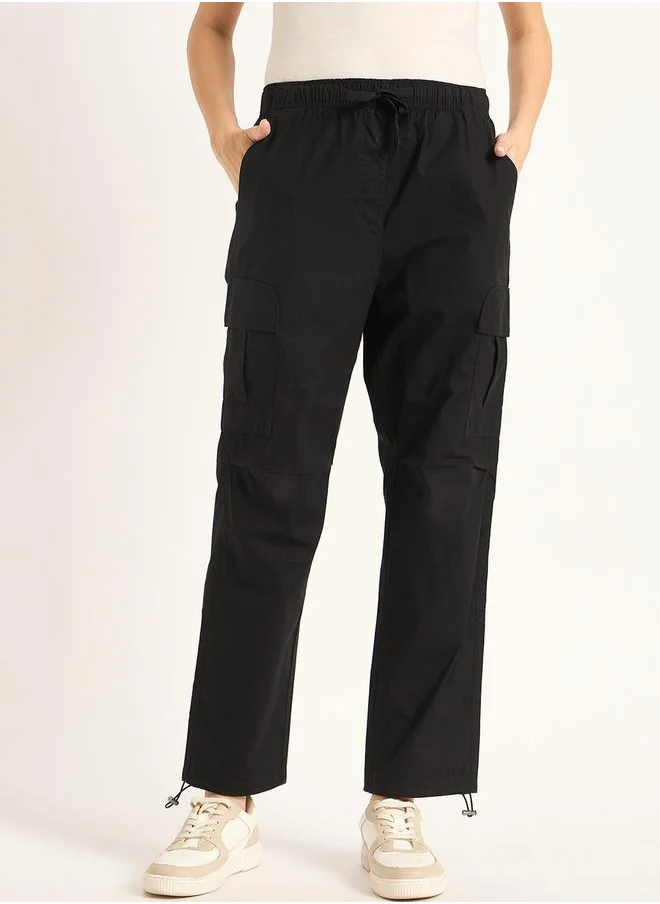 فيميلا Mid Rise Regular Fit Drawstring Cargo Pants